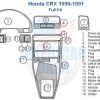 Honda crx wiring diagram with interior dash trim kit.