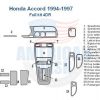 Honda Accord wiring diagram for interior dash trim kit accessories for car.