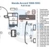 Honda Accord stereo wiring diagram with interior car kit and accessories for car.