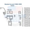 Honda Accord stereo wiring diagram can be easily installed with the help of a car dash kit or an interior car kit.