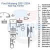 Ford mustang 2006-2007 wiring diagram with the added option of an interior dash trim kit.