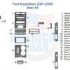 Ford expedition 2007 - 2008 Interior car kit for the dash.