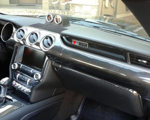 Dash Trim Kit installed in Ford Mustang