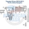 Toyota Prius 2010-2011 wood dash kit without navigation.