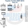 Toyota tundra 2007-2013 wood dash trim kit.