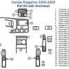 Honda ridgeline 2006 full kit with interior dash trim kit and wood dash kit.