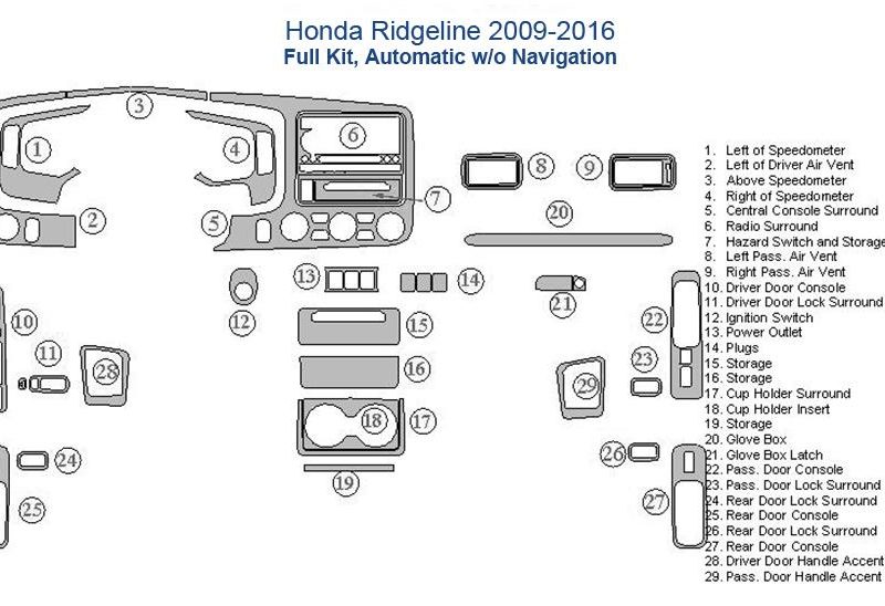Honda civic stereo wiring diagram interior dash trim kit.