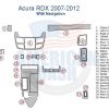Acura RX 2012 wiring diagram for the car dash kit.
