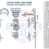 Infiniti gs 2007-2008 wiring diagram featuring a Car dash kit.