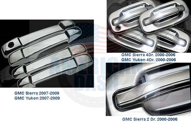 Compatible with GMC Door Handles door handle covers with an added touch of a wood dash kit.