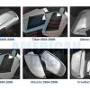 A series of pictures showing different types of Compatible with Nissan Mirror Covers and Interior dash trim kit.