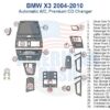Fits BMW X3 2004 2005 2006 2007 2008 2009 2010 Dash Trim Kit includes a cd changer wiring diagram.