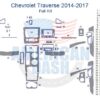 Chevrolet Traverse 2014-2017 wiring diagram with Fits Chevrolet Traveste 2014 2015 2016 2017 Full Dash Trim Kit accessories for car.