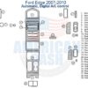 Fits Ford Edge 2007 2008 2009 2010 instrument panel wiring diagram along with a full dash trim kit, automatic, digital A/C control.