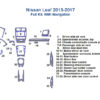 Fits Nissan Leaf 2013-2017 Full Dash Trim Kit, With Navigation car dash kit wiring diagram.