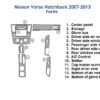 Nissan Versa Hatchback 2013 wiring diagram with Fits Nissan Versa Hatchback 2007 2008 2009 2010 2011 2012 2013 Dash Trim Kit.