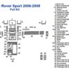 Fits Land Rover Range Rover Sport 2006-2008 wiring diagram with interior dash trim kit.