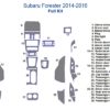 Fits Subaru Forester 2014 - 2016 Full Dash Trim Kit for interior wiring diagram.
