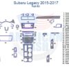 Fits Subaru Legacy 2015 2016 2017 Full Dash Trim Kit wiring diagram.