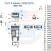 Ford explorer 2009 - 2010 dash panel wiring diagram for the interior car kit.