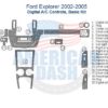 2006 Ford Explorer digital AC car dash kit.