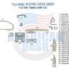 Hyundai XG350 2003-2005, Full Kit, Radio with CD yukon with a wood dash kit.