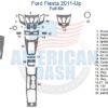 Ford Fiesta 2011-Up with a wood dash kit.