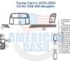 Toyota Camry 2006 interior dash trim kit.