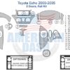 Toyota etio 2000 - 2006 - 2 American full kit with a car dash kit.