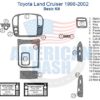 Toyota land cruiser car dash kit.