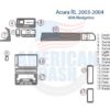 Acura RL - 2003 - 2006 wood dash kit.