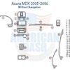 Acura mdx 2005 2006 stereo wiring diagram for Wood dash kit.