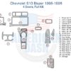 Chevrolet S10 Blazer 1995-1996 Full Dash Trim Kit, 4 Doors for dash and door panel.