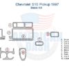 Fits Chevrolet S10 Pickup 1997 Basic Dash Trim Kit wiring diagram, wood dash kit.