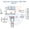 Chevrolet S10 Pickup 1995-1996 Basic Dash Trim Kit.