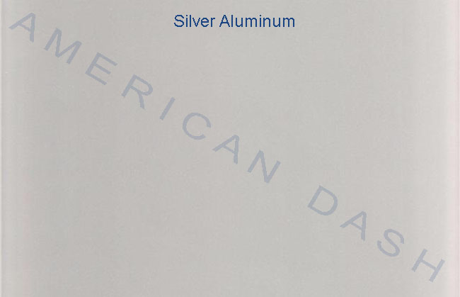Silver Aluminum Finish