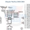 Chrysler Pacifica 2004 interior parts diagram for the dash trim kit.