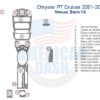 Fits Chrysler PT Cruiser 2001 2002 2003 2004 2005 Basic Dash Trim Kit, Manual - interior car kit - chrysler pt cruiser 2006-.