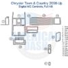 Fits Chrysler Town & Country 2008-Up Full Dash Trim Kit, Digital A/C Control.