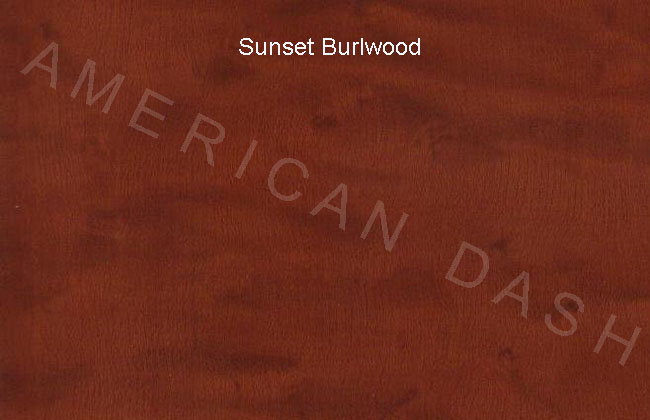 Sunset Burlwood Finish