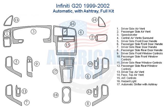 Chevrolet and Infiniti owners can enhance the interior of their vehicles with a stylish wood dash kit, a popular accessories for car.