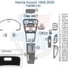 Honda Accord 1999-2000 wood dash trim kit.