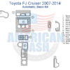 Fits Toyota FJ Cruiser 2007 2008 2009 2010 2011 2012 2013 2014 Basic Dash Trim Kit, Automatic interior wood dash kit.