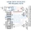 Infiniti 2014 - 2013 interior trim kit, including a dash trim kit for the car's interior.
