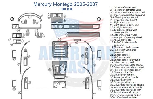 2007 Mercedes Monte car stereo wiring diagram and accessories for car.