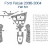 Ford focus 2000-2004 Wood dash kit full kit.
