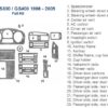 2006 Lexus GS500 wiring diagram with accessories for car.