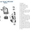 Nissan qashqai 2005 2006 fuse box diagram with car dash kit accessories.