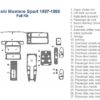 Mitsubishi Montero Sport 1999 car dash kit accessories.