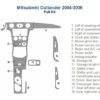 Mitsubishi Eclipse 2002 - 2006 interior parts diagram includes accessories for car.